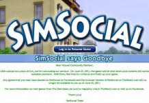 SimSocial is Coming to an End – June 23rd, 2011