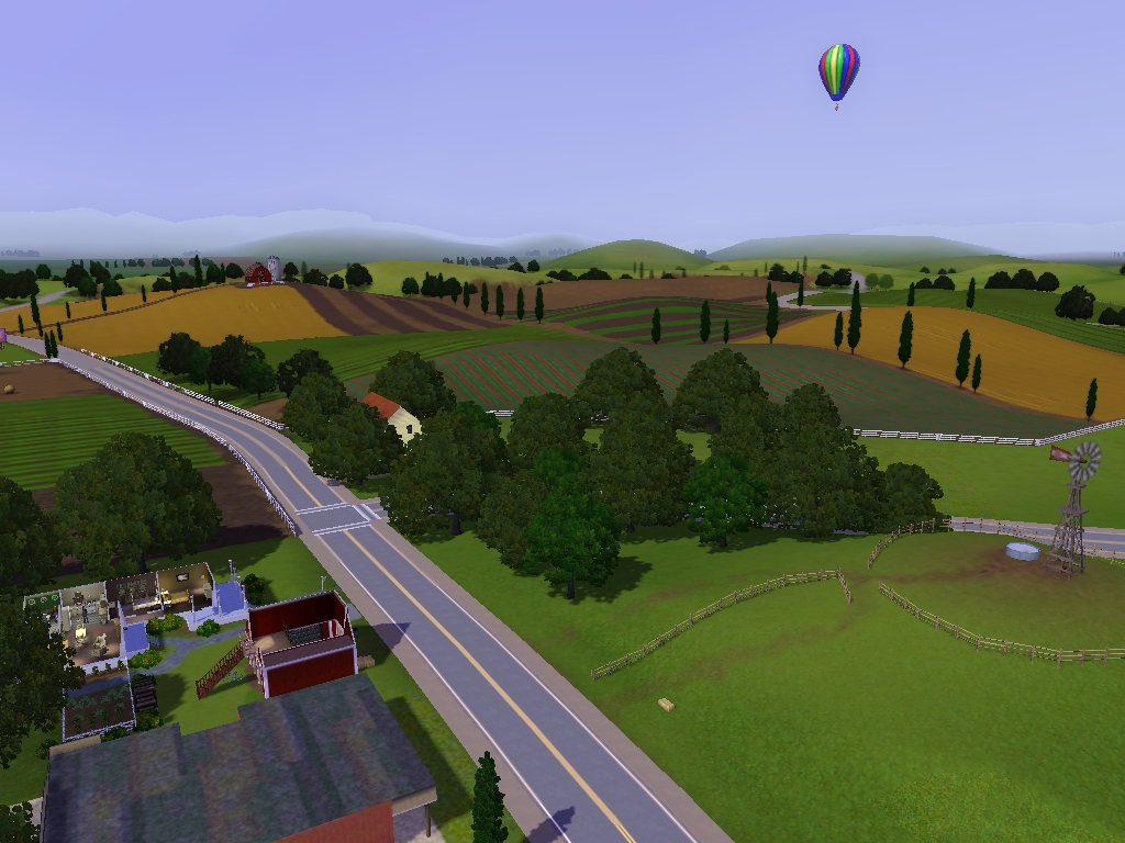 riverview empty world sims 3