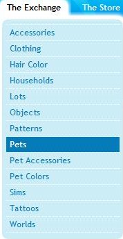 Sims 3 Exchange Update