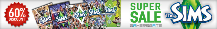 GamersGate – 60% of Select Sims 3 Titles (Digital Donwload)