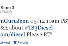 Ask SimGuruJenn Sims 3 Diesel Questions!