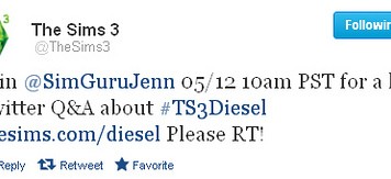 Ask SimGuruJenn Sims 3 Diesel Questions!