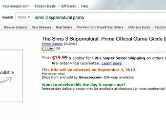 Pre Order Supernatural’s Prima Guide on Amazon!