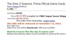Pre Order The Sims 3 Seasons Prima Guide @ Amazon