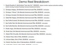 Island Paradise: Demo Reel Animations