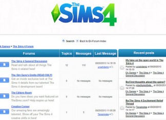 The Sims 4 Official Forums Now Live