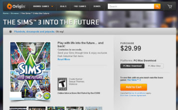 Sims 3 Into the Future: Now $29.99 at Origin