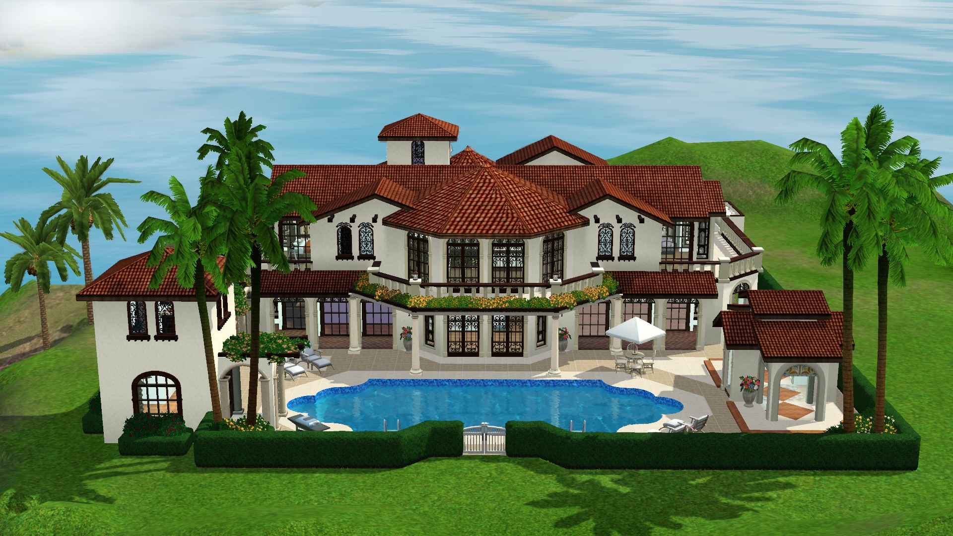 SIMS 3 Villa Paraiso FREE : SIMS 3 Villa Paraiso Fully Furnished