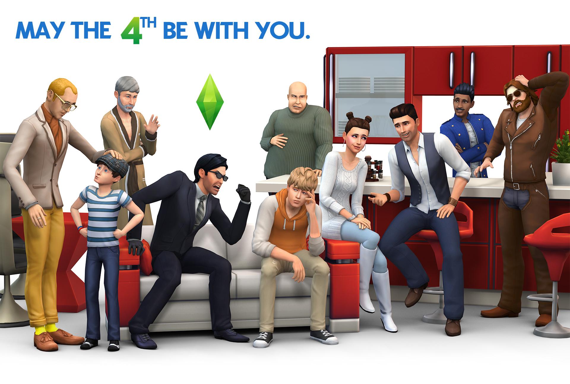 The Sims 4: New Character Render (Life Stages!) | SimsVIP