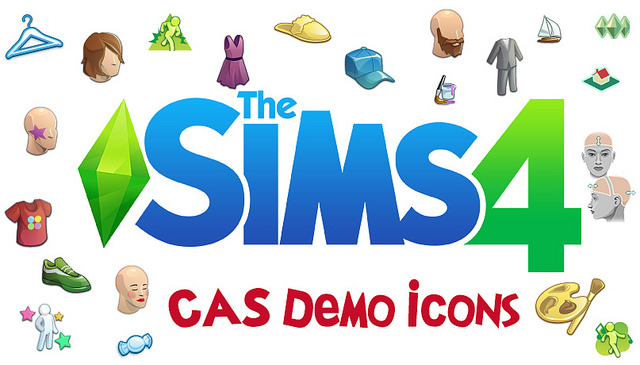 The Sims 4: CAS Demo Icons