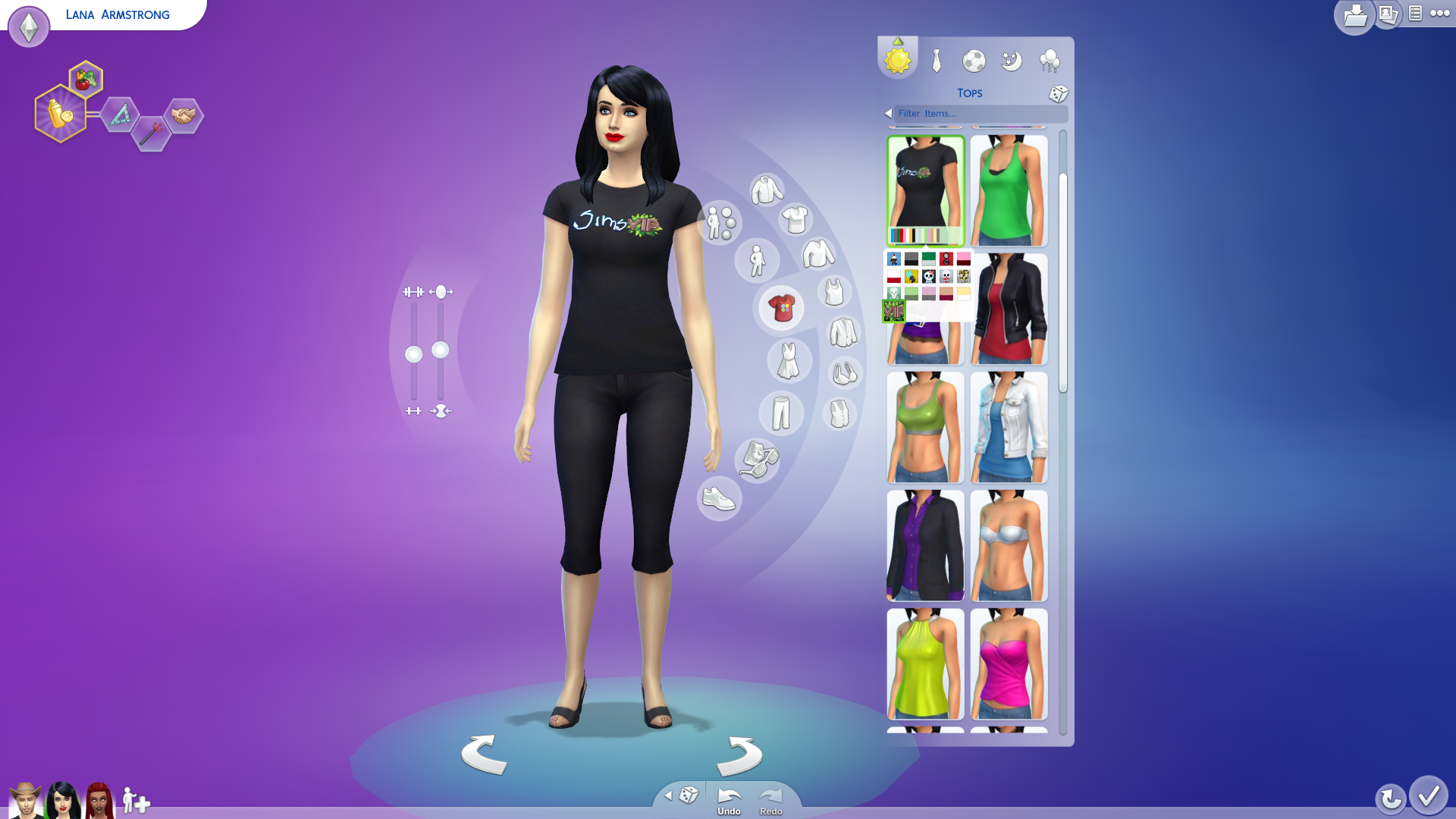 The Sims 4: Custom SimsVIP T-Shirts (Download) | SimsVIP