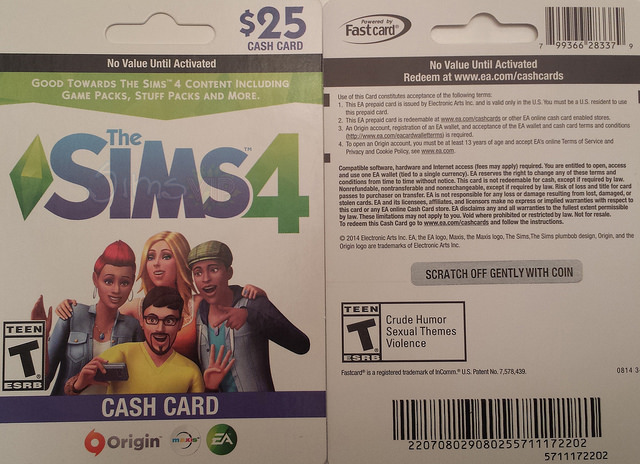 origin sims 4 expansion pack promo code