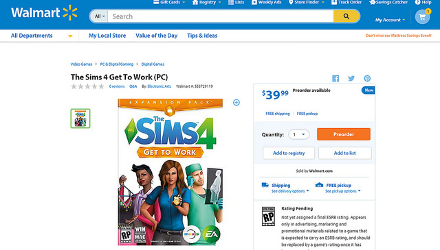 sims 4 walmart lot download