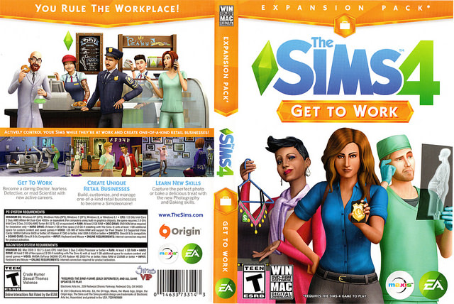 the sims 4 get to work expansion pack