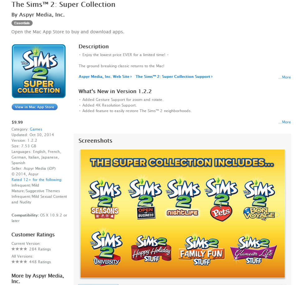 sims 2 download macbook