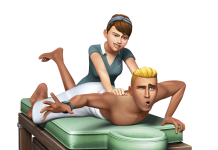 The Sims 4 Spa Day: Box Art Render