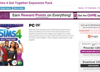 Pre-Order The Sims 4 Get Together at GAME & ShopTo