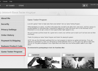 Origin’s Game Tester Program Officially Launched