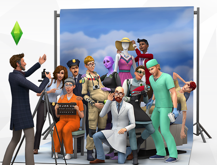 the sims 4 get to work contents