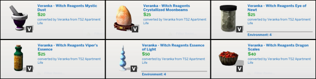 Veranka Witch Reagents