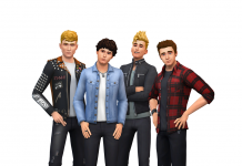 The Sims 4: “The Vamps Band” Render