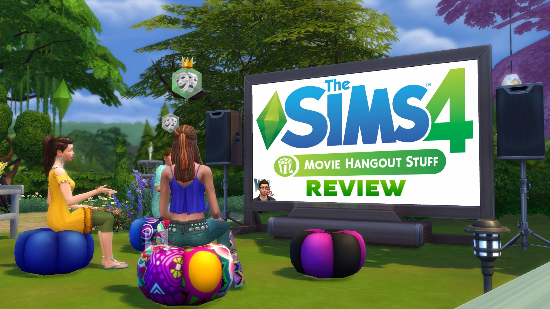 The Sims 4 Movie Hangout Stuff Review | SimsVIP