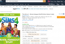 The Sims 4 Movie Hangout Stuff Now Available on Amazon