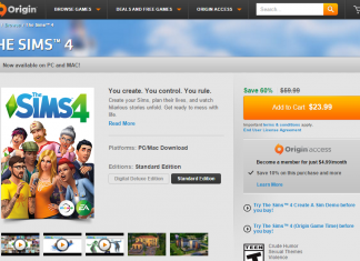Origin Sale: Save 60% on The Sims 4 Base Game