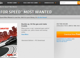 Origin on the House: Need For Speed Most Wanted