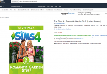 The Sims 4 Romantic Garden Stuff Now Available at Amazon