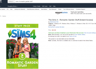 The Sims 4 Romantic Garden Stuff Now Available at Amazon