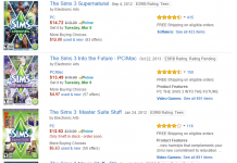 Amazon Sale: Up To 35% Off Select Sims 3 Titles