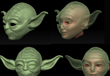 The Sims 4: Yoda Mask 3D Concept by Steve Rheinfrank