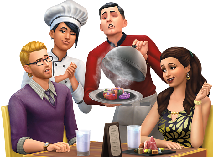 The Sims 4 Dine Out: HQ Box Art Render | SimsVIP