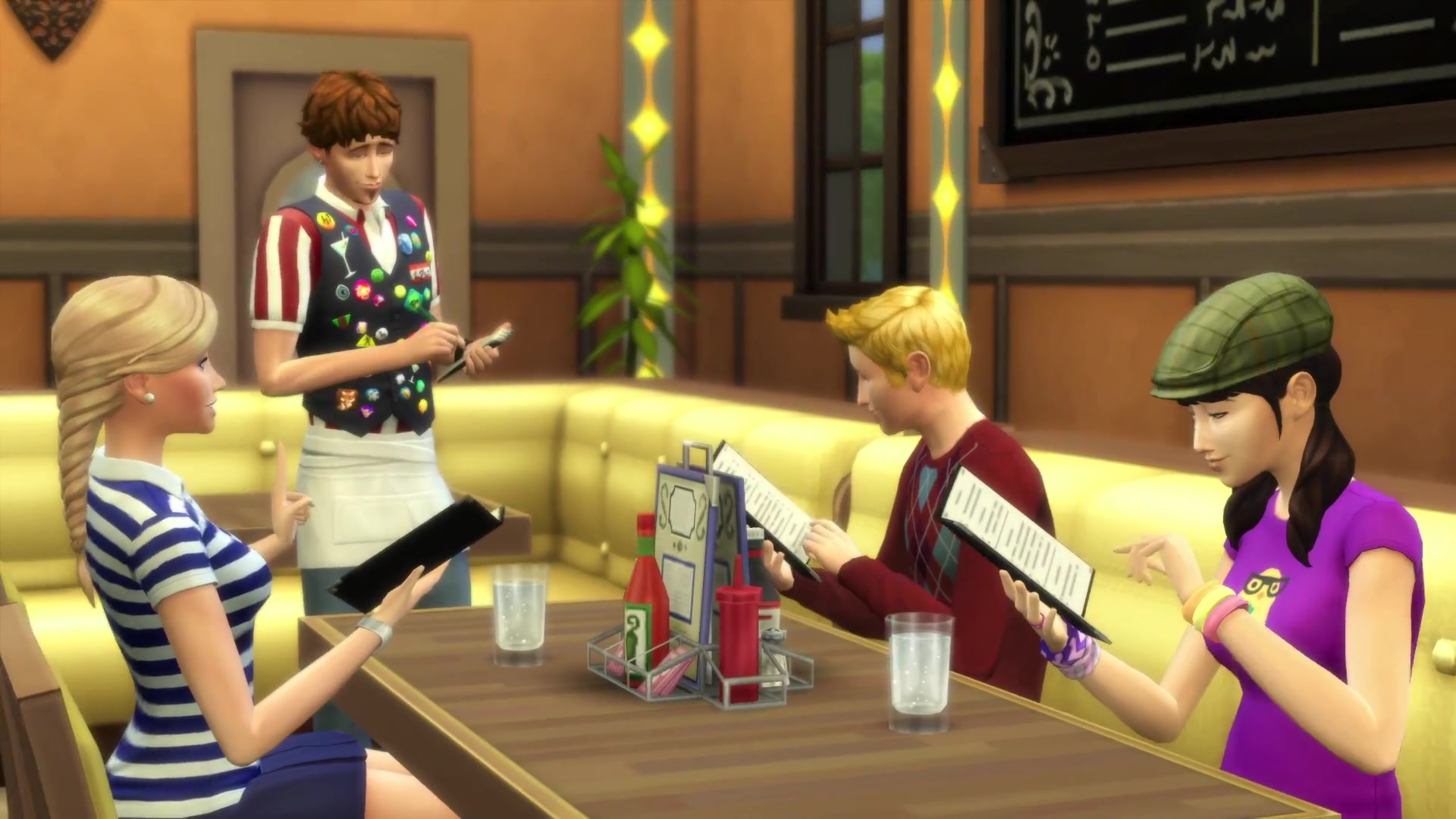 The Sims 4 Dine Out- Own Restaurants Official Gameplay Trailer 0688