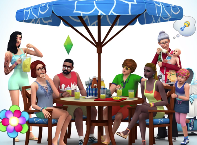 The Sims 4 Backyard Stuff and Toddler Stuff Now Available For Console