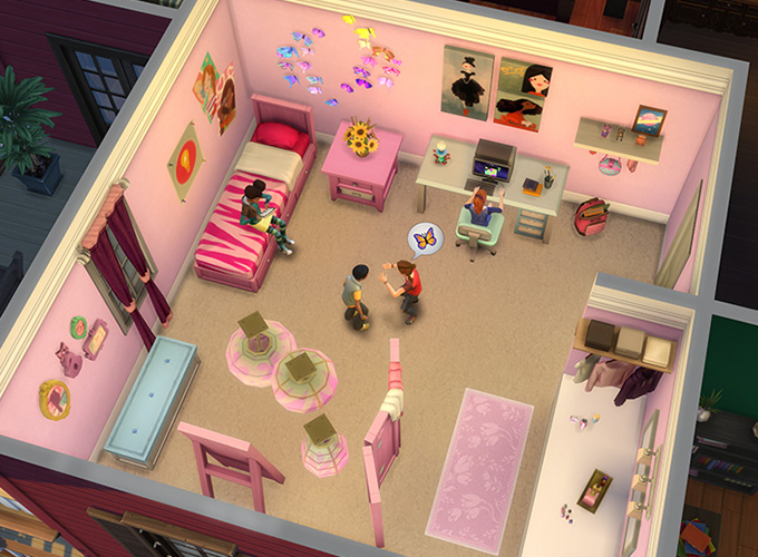 Community Blog: 5 Tips to Creating Rooms in The Sims 4 Kids Room Stuff