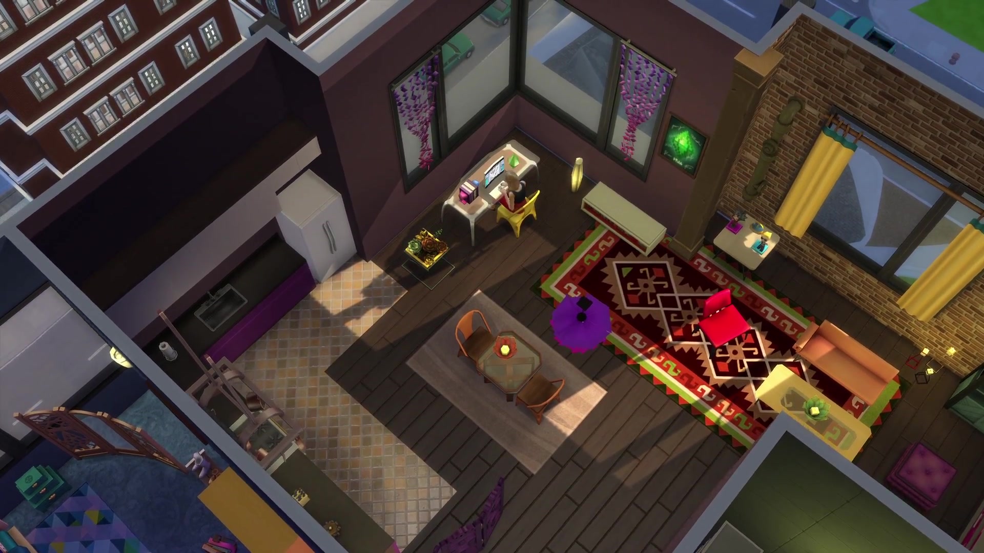sims apartment life code