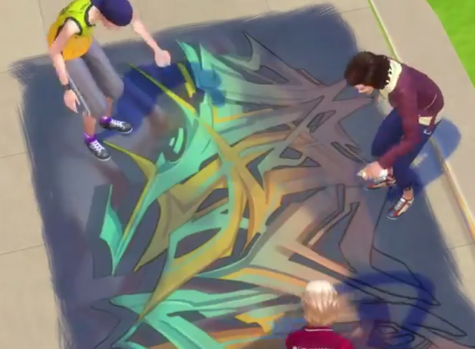 The Sims 4 City Living: Street Art Video Clip