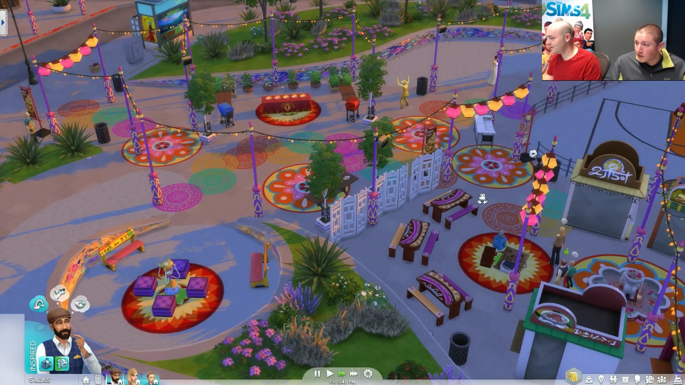 The Sims 4 City Living Festivals Broadcast
