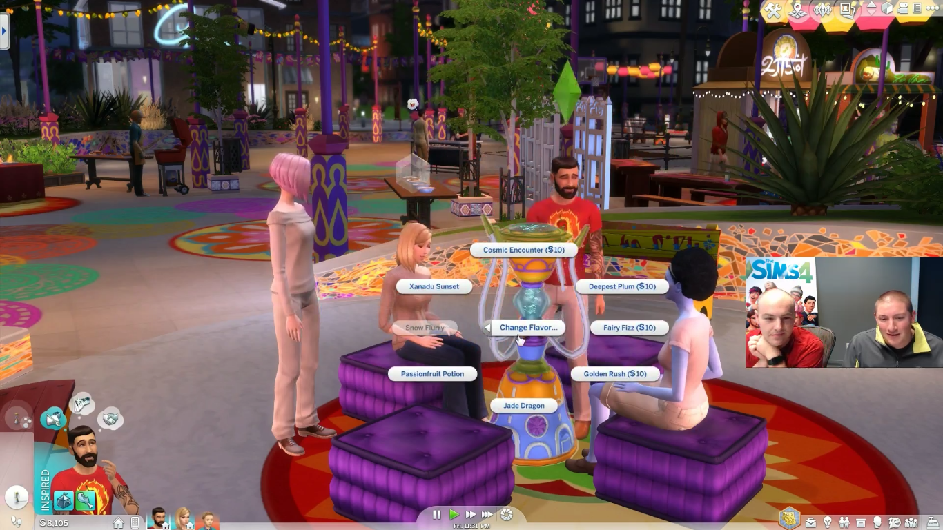 The Sims 4 City Living Festivals Broadcast
