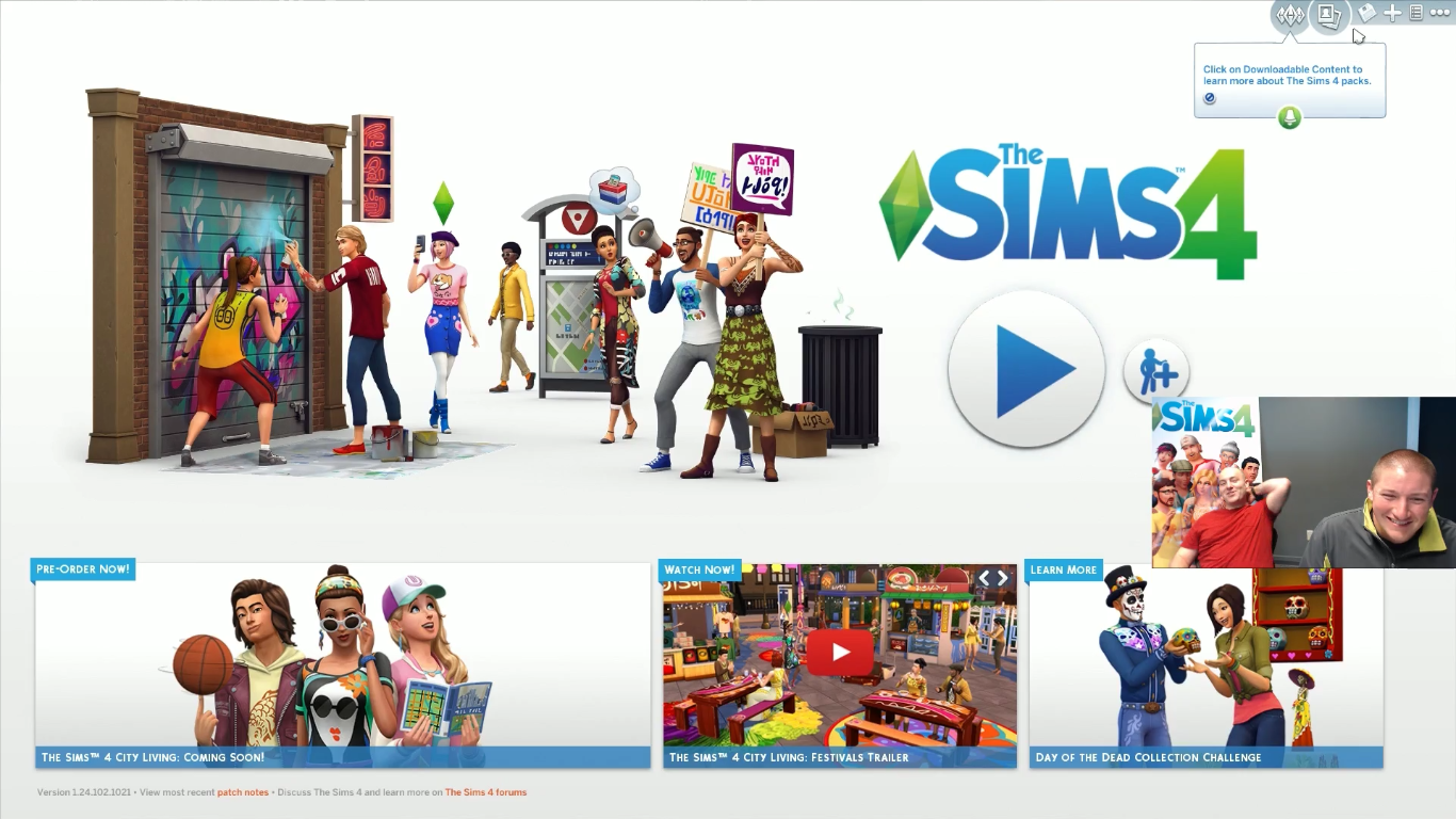 The Sims 4 City Living Festivals Broadcast