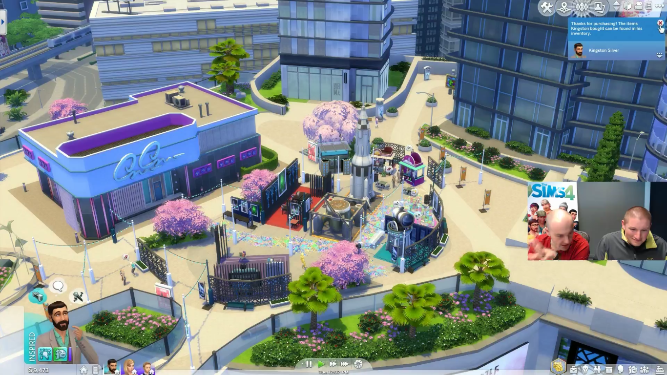 The Sims 4 City Living Festivals Broadcast