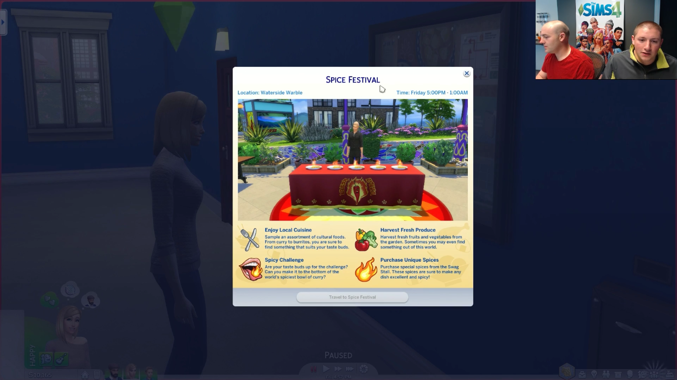 The Sims 4 City Living Festivals Broadcast