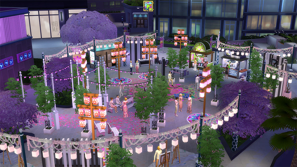 sims 4 city living or get together