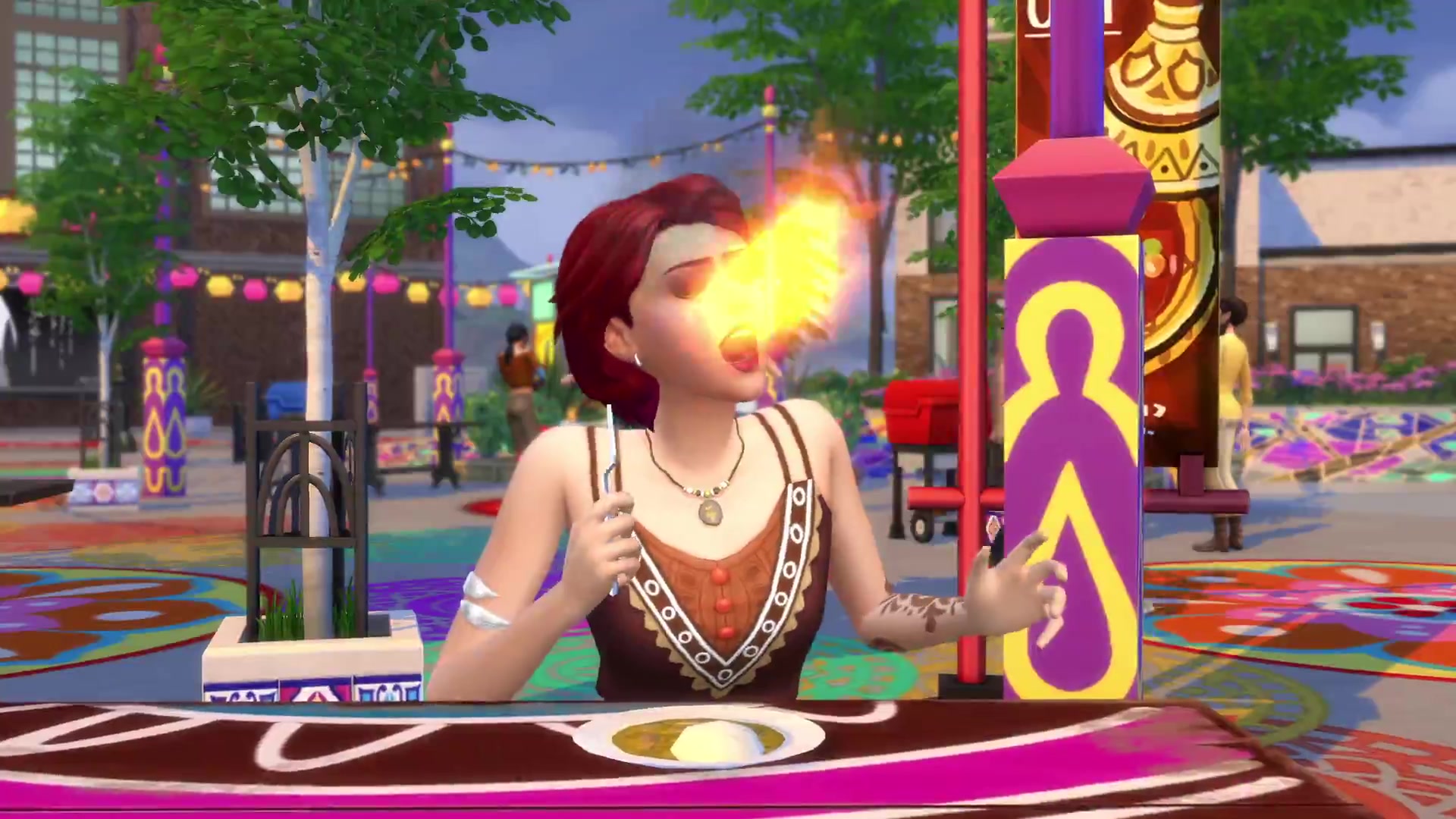 The Sims 4 City Living: Spice Festival Clip
