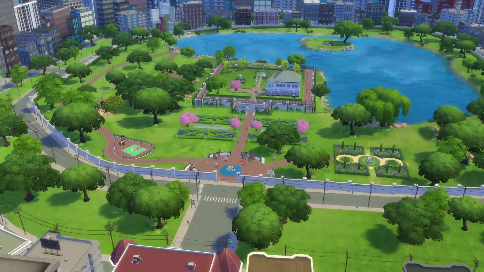 download the sims 4 living city