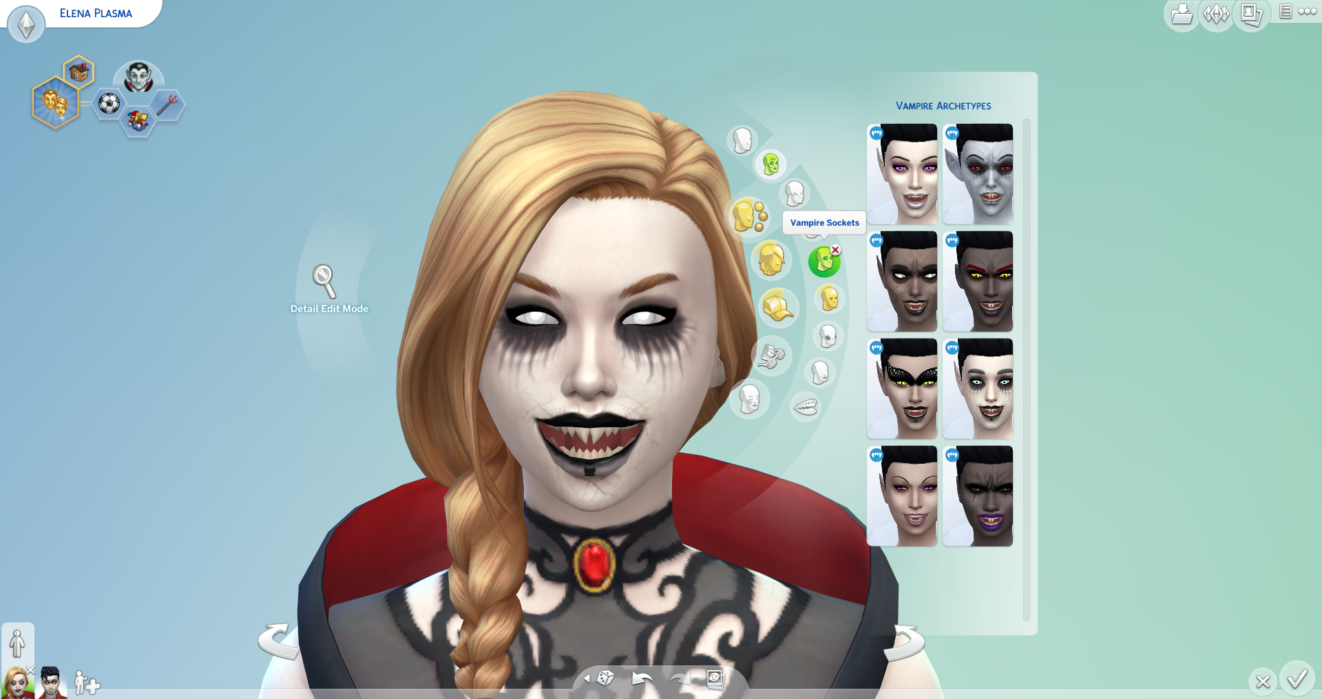 how to make a vampire sims 4