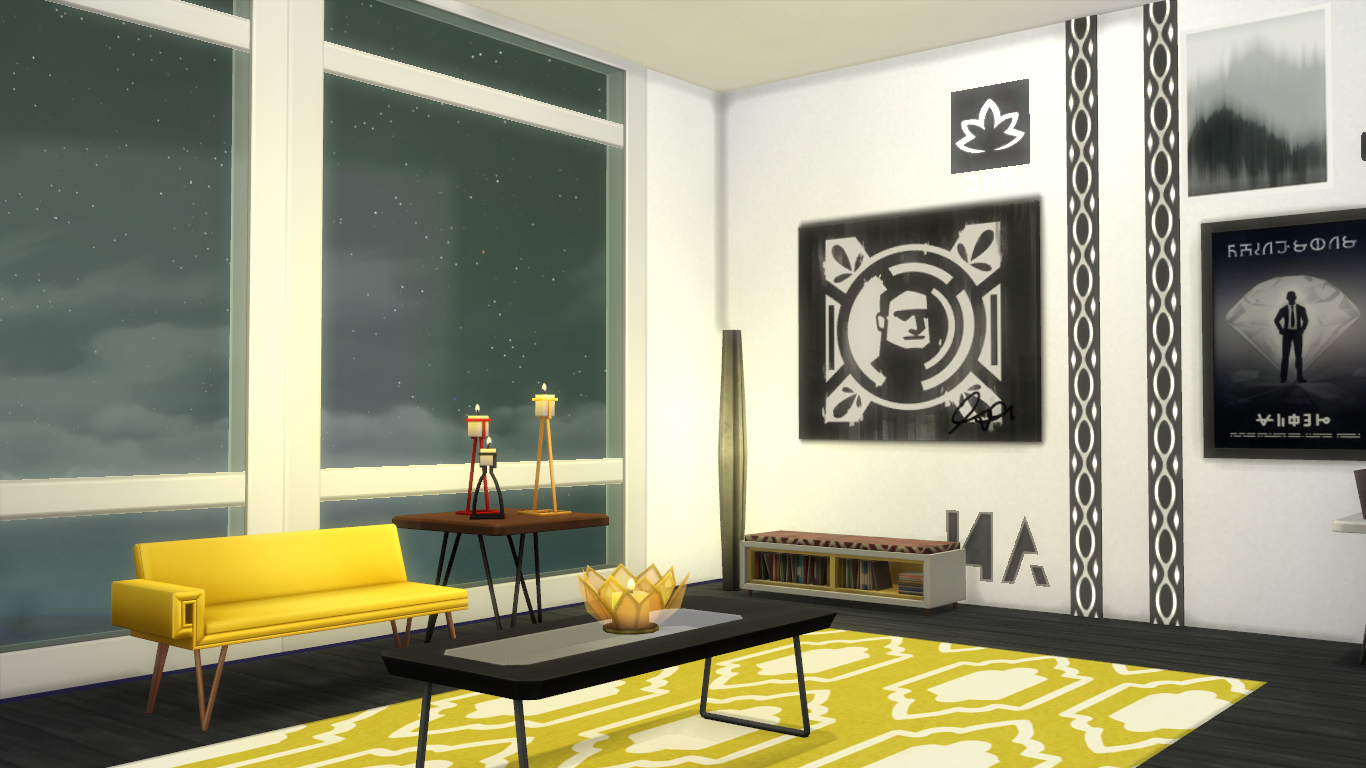sims 4 city living room ideas