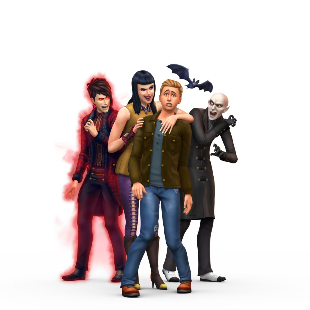 The Sims 4 Vampires Game Pack Official Box Art, Logo, and Renders